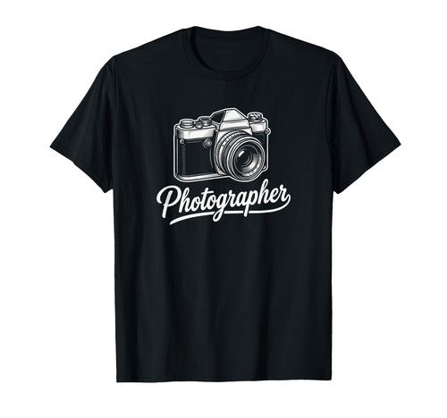 Analog Slr Camera Photographer Film T-Shirt - Custom Art Print Men Women - T-Shirt, Sweatshirt, Hoodie