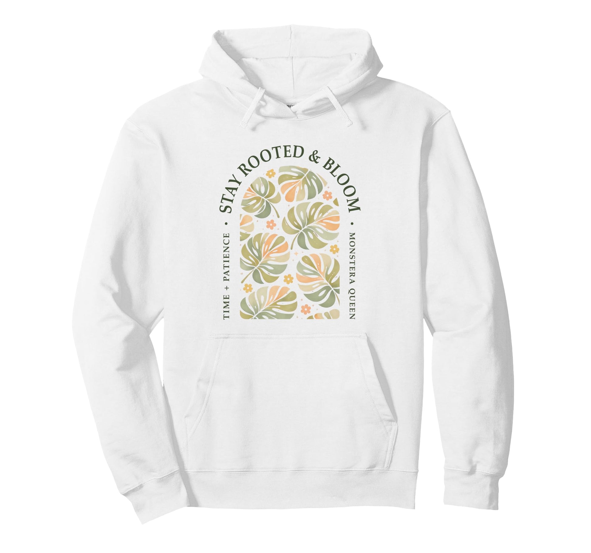Funny Plant Rooted Boho Monstera Plant Hoodie - Trendy Graphic for Adults - T-Shirt, Sweatshirt, Hoodie