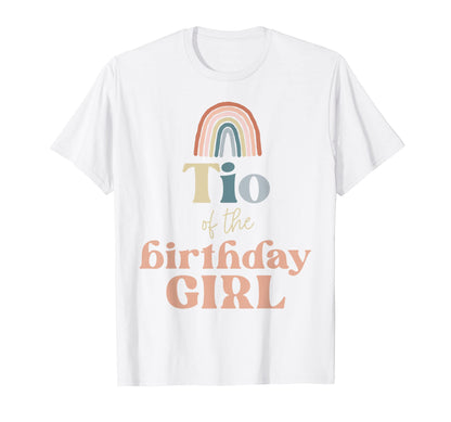 Mens Tio Birthday Boho Rainbow Party T-Shirt - Minimalist Print Unisex - T-Shirt, Sweatshirt, Hoodie