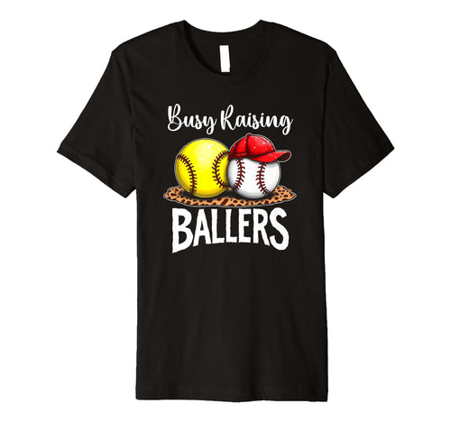 Joyful Busy Raising Ballers T-Shirt - Streetwear Style Men Women - T-Shirt, Sweatshirt, Hoodie