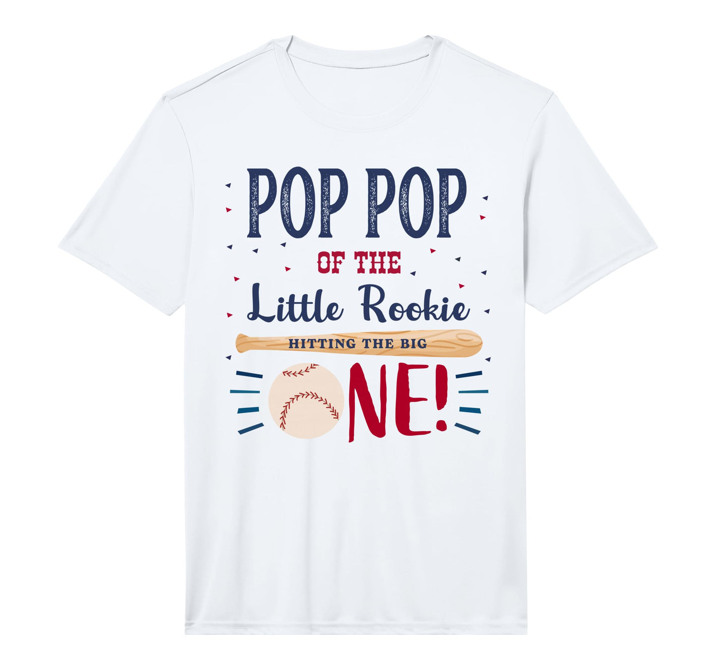 Mens Pop Pop First Birthday Little T-Shirt - Aesthetic Graphic Unisex - T-Shirt, Sweatshirt, Hoodie