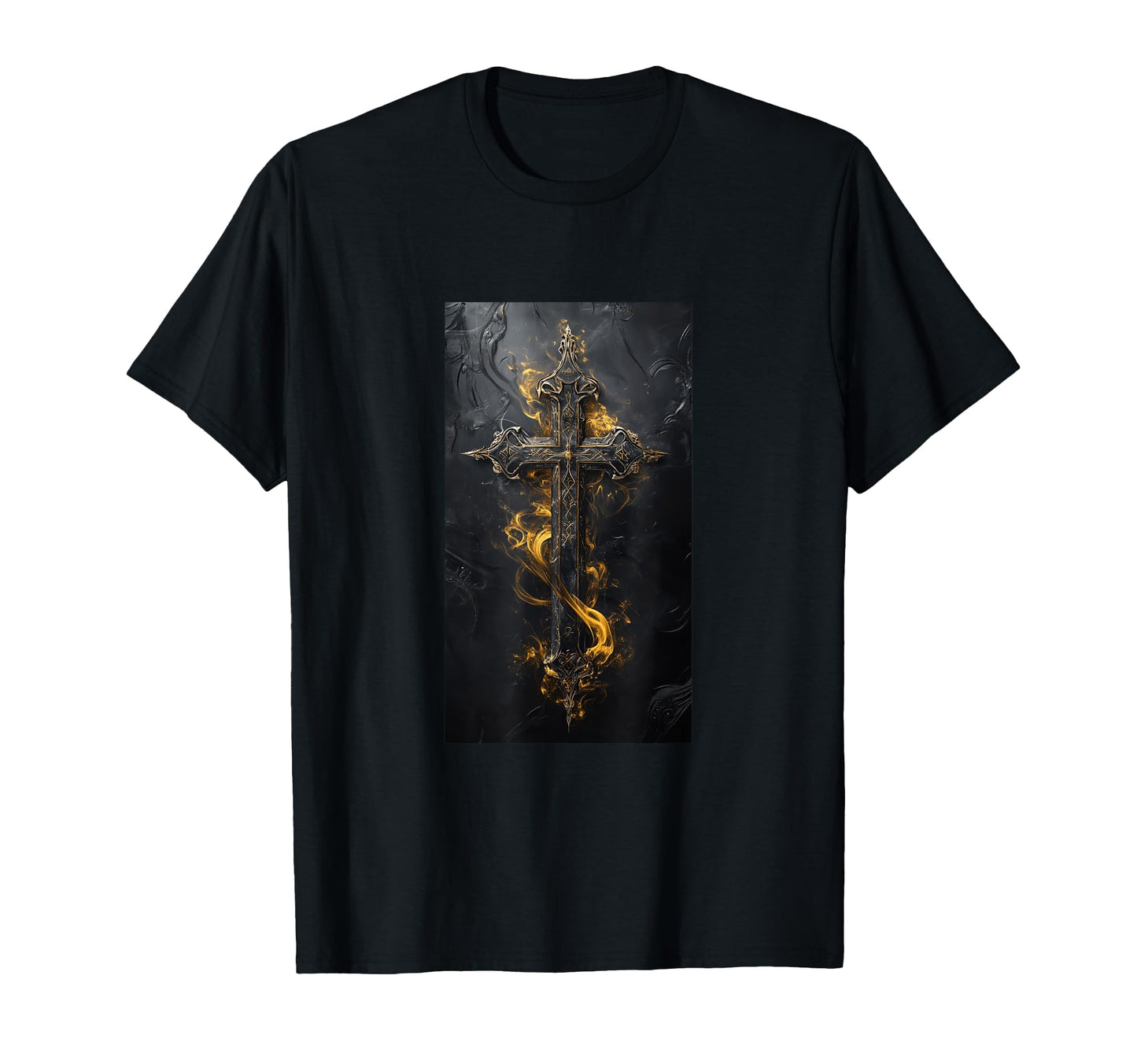 Gothic Cross Grunge Aesthetic Y2K Goth T-Shirt - Trendy Graphic Unisex - T-Shirt, Sweatshirt, Hoodie