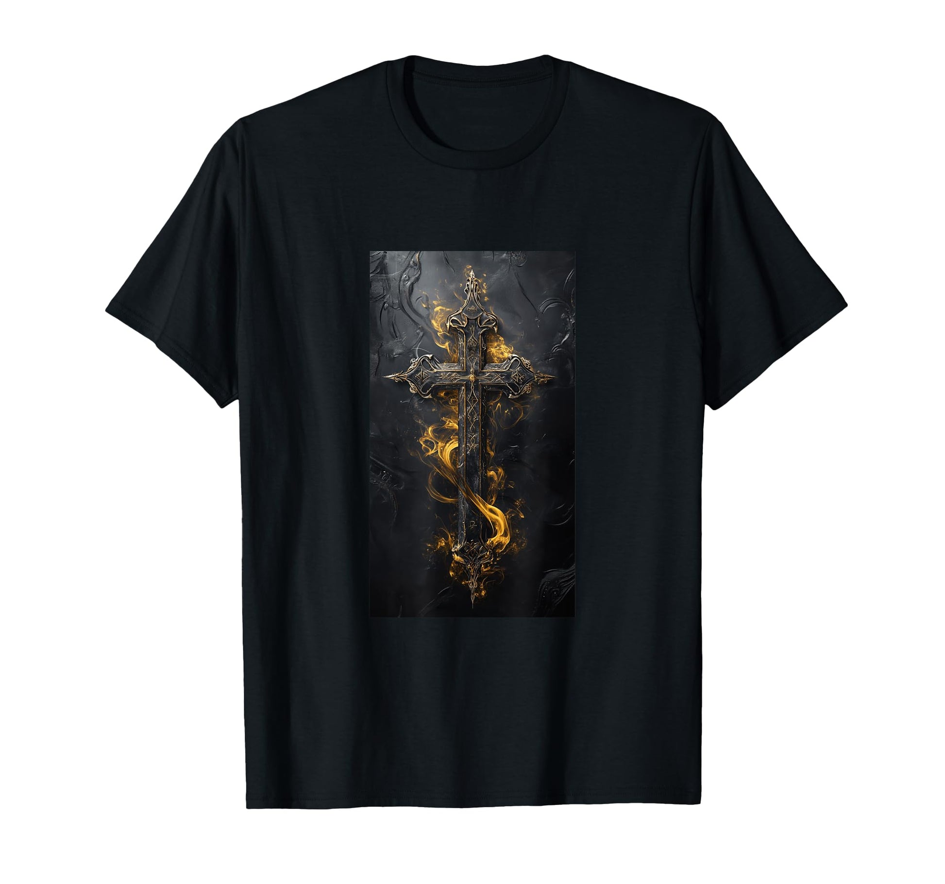 Gothic Cross Grunge Aesthetic Y2K Goth T-Shirt - Trendy Graphic Unisex - T-Shirt, Sweatshirt, Hoodie