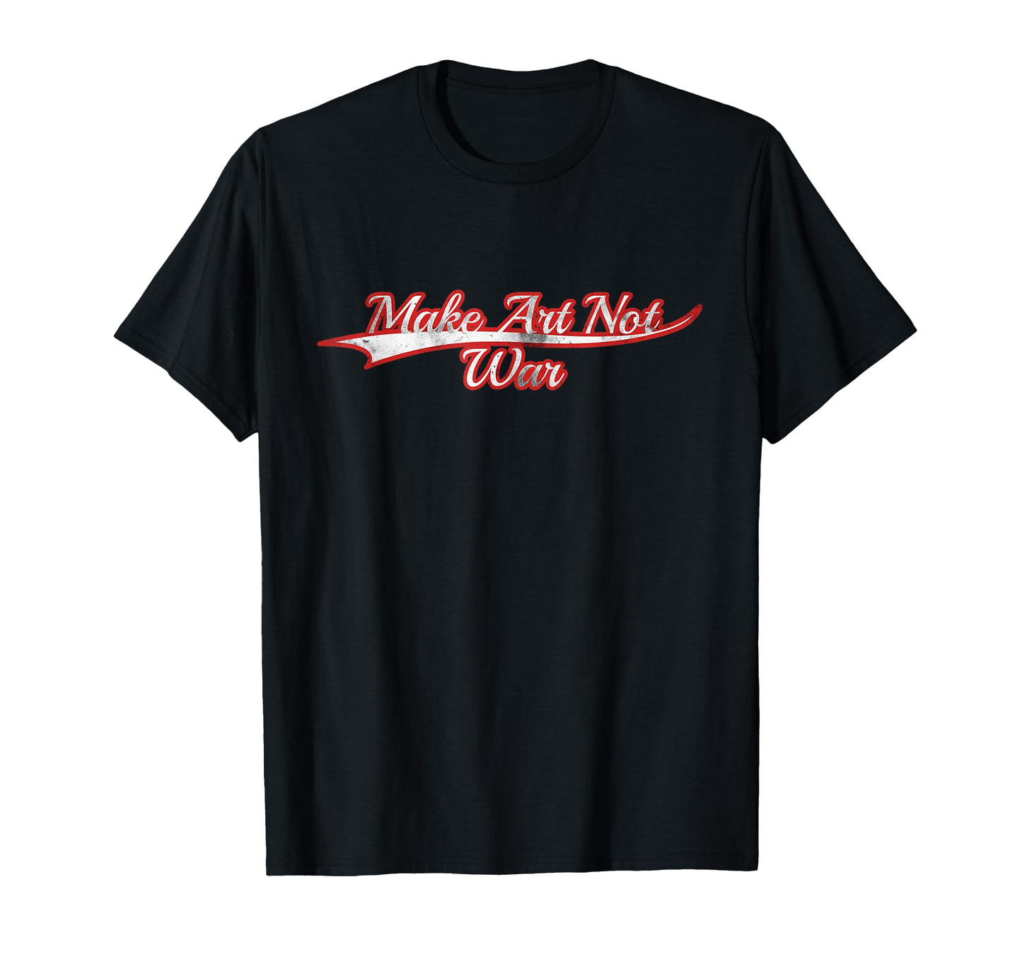 Make Art Not War Peace Activist T-Shirt - Unique Graphic for Adults - T-Shirt, Sweatshirt, Hoodie