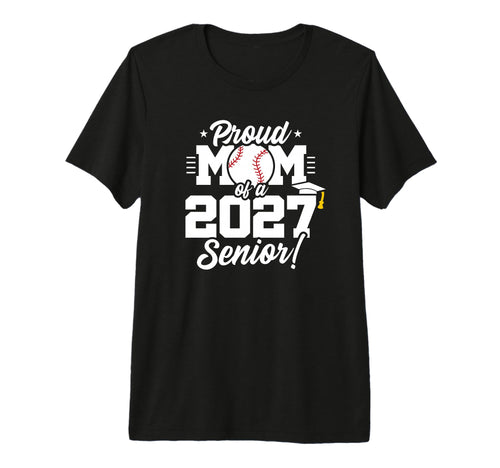 Senior Class 2027 School Baseball T-Shirt - Fun Novelty Design Men Women - T-Shirt, Sweatshirt, Hoodie