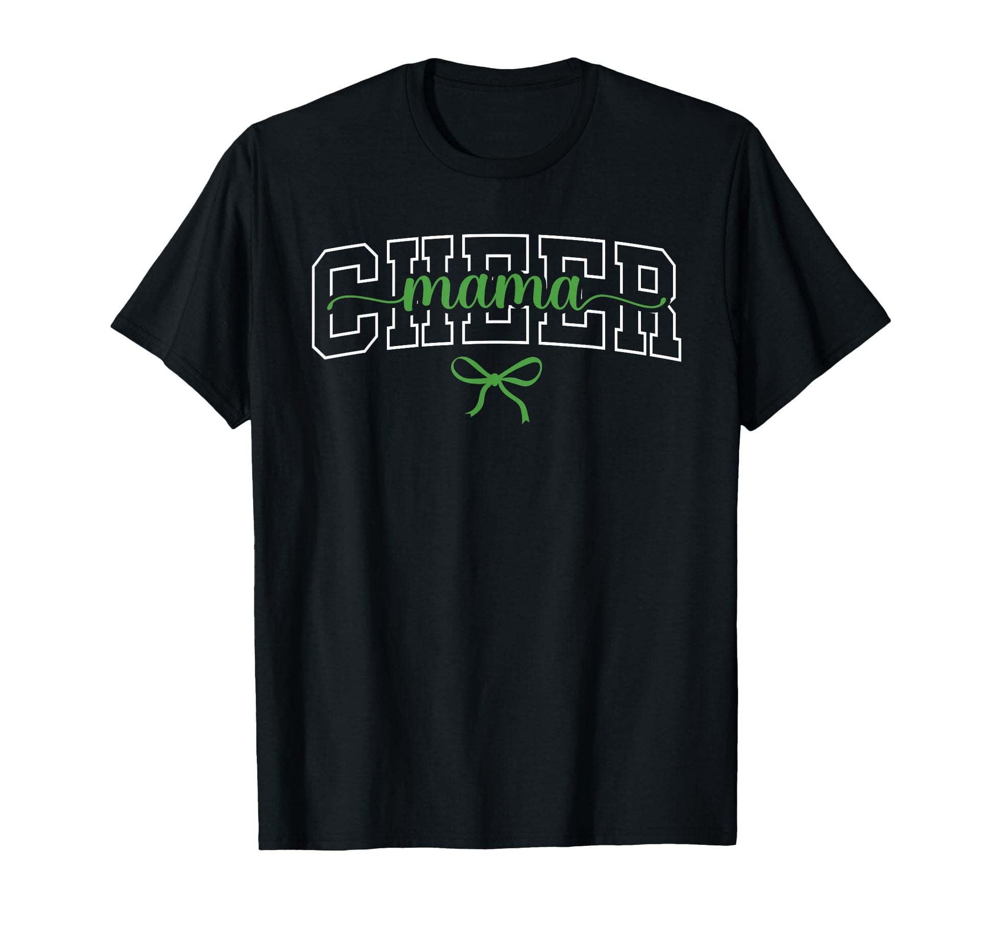 Green Cheerleader Cheerleading Squad T-Shirt - Custom Art Print for Adults - T-Shirt, Sweatshirt, Hoodie