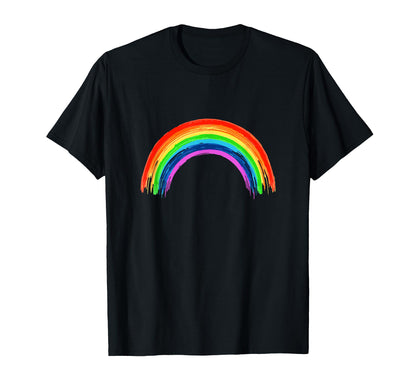 Simple Rainbow Beautiful Colors T-Shirt - Casual Everyday Wear Men Women - T-Shirt, Sweatshirt, Hoodie