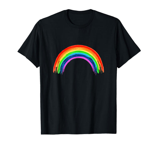 Simple Rainbow Beautiful Colors T-Shirt - Casual Everyday Wear Men Women - T-Shirt, Sweatshirt, Hoodie