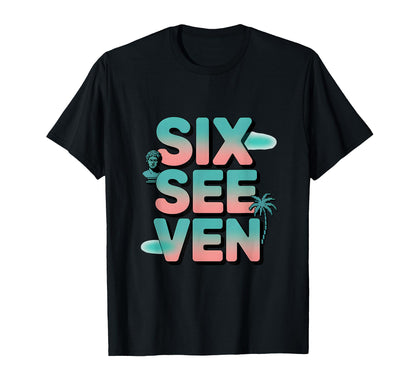 Six Seven 67 Vaporwave Aesthetic T-Shirt - Casual Everyday Wear for Adults - T-Shirt, Sweatshirt, Hoodie