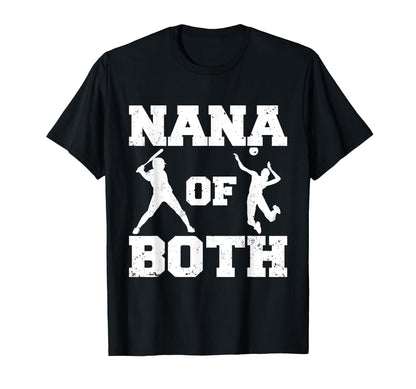 Nana Both Funny Baseball Volleyball T-Shirt - Streetwear Style Men Women - T-Shirt, Sweatshirt, Hoodie