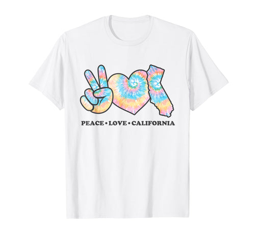 Tie Dye California Hippie Gift Co T-Shirt - Minimalist Print Unisex - T-Shirt, Sweatshirt, Hoodie