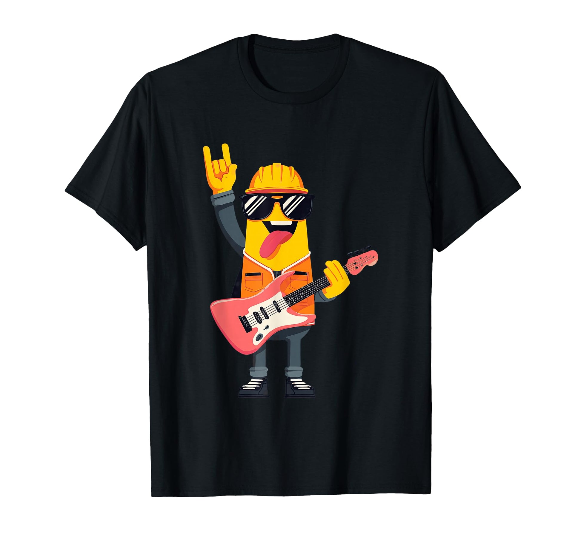 Funny Banana Character Rock Music T-Shirt - Aesthetic Graphic Unisex - T-Shirt, Sweatshirt, Hoodie