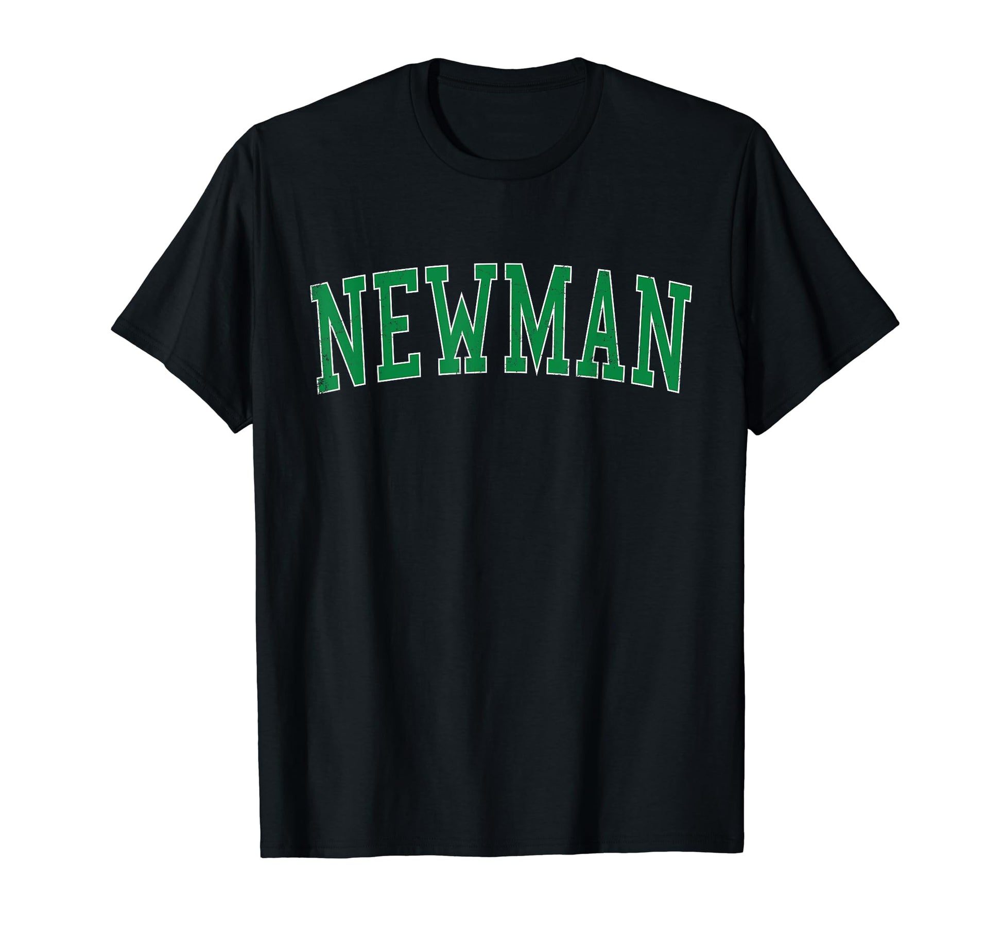 Newman Ca Distressed Green T-Shirt - Casual Everyday Wear for Adults - T-Shirt, Sweatshirt, Hoodie