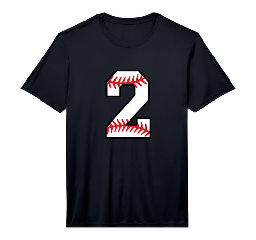 Number 2 Baseball Varsity Number T-Shirt - Fun Novelty Design Men Women - T-Shirt, Sweatshirt, Hoodie