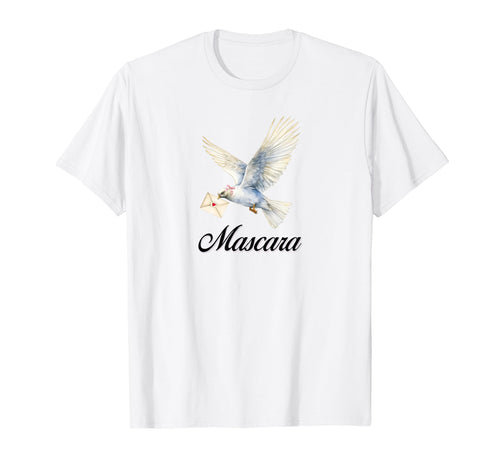 Mascara Dove Coquette Bow Girlcore Y2K T-Shirt - Unique Graphic for Adults - T-Shirt, Sweatshirt, Hoodie