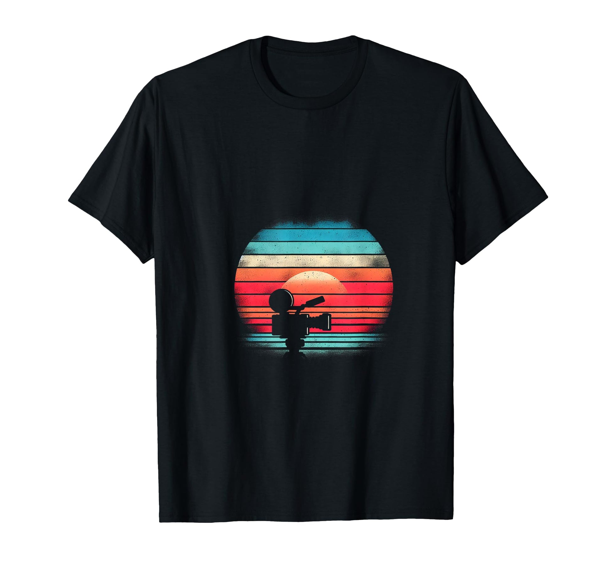 Camera Sunset Sweatshirt - Unique Graphic for Adults - T-Shirt, Sweatshirt, Hoodie