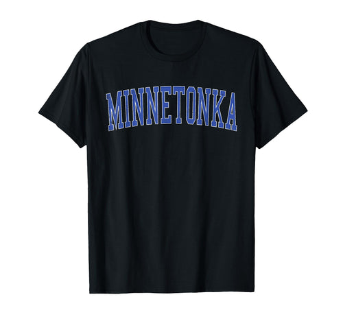 Minnetonka Mn Distressed Blue T-Shirt - Casual Everyday Wear Men Women - T-Shirt, Sweatshirt, Hoodie