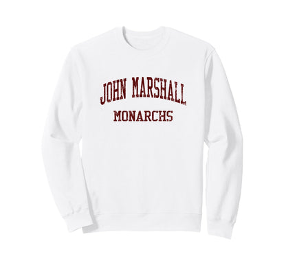 John Marshall High School Hs Sweatshirt - Aesthetic Graphic for Adults - T-Shirt, Sweatshirt, Hoodie