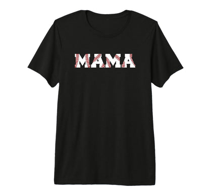 Baseball Mama Baseball Mom Sports Tri T-Shirt - Trendy Graphic for Adults - T-Shirt, Sweatshirt, Hoodie