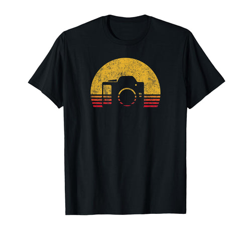 Sunset Camera Photographer Gift T-Shirt - Aesthetic Graphic Unisex - T-Shirt, Sweatshirt, Hoodie
