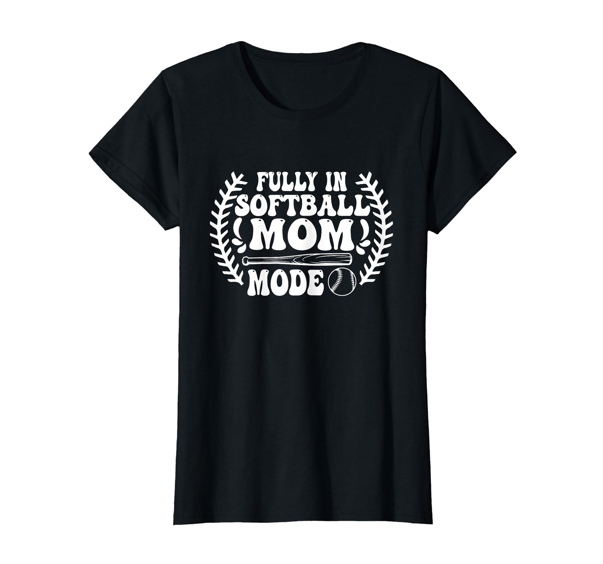 Softball Mom Mothers Day Baseball T-Shirt - Streetwear Style for Adults - T-Shirt, Sweatshirt, Hoodie