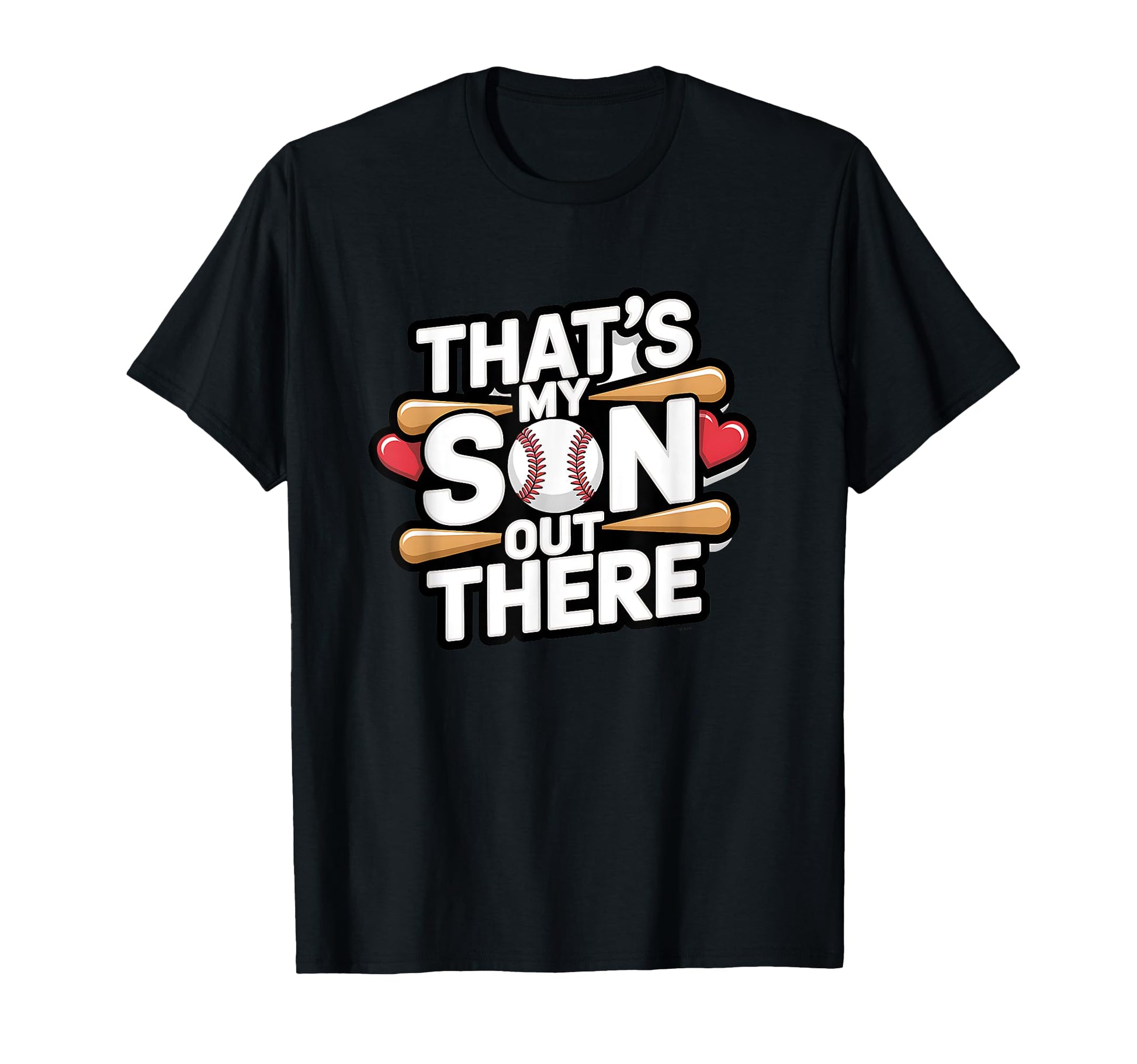 Thats My Son Out There Baseball Pride T-Shirt - Minimalist Print Men Women - T-Shirt, Sweatshirt, Hoodie