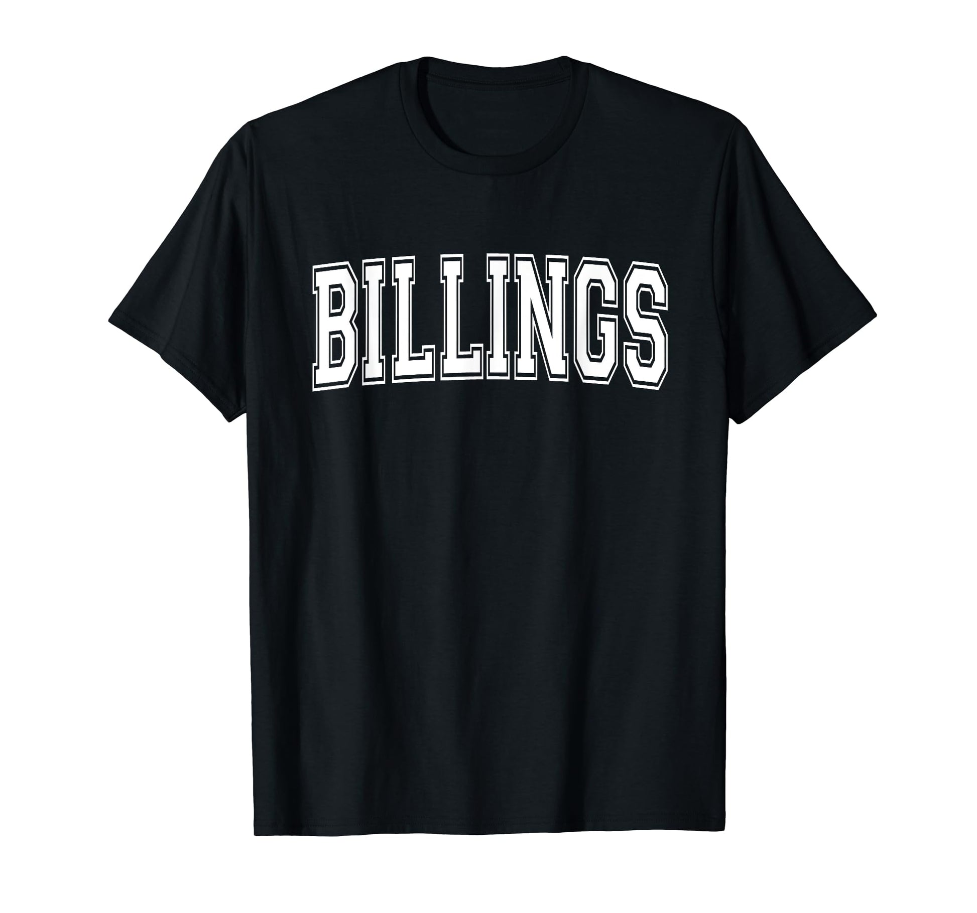 Billings Mt Montana Usa Sports Varsity T-Shirt - Trendy Graphic for Adults - T-Shirt, Sweatshirt, Hoodie