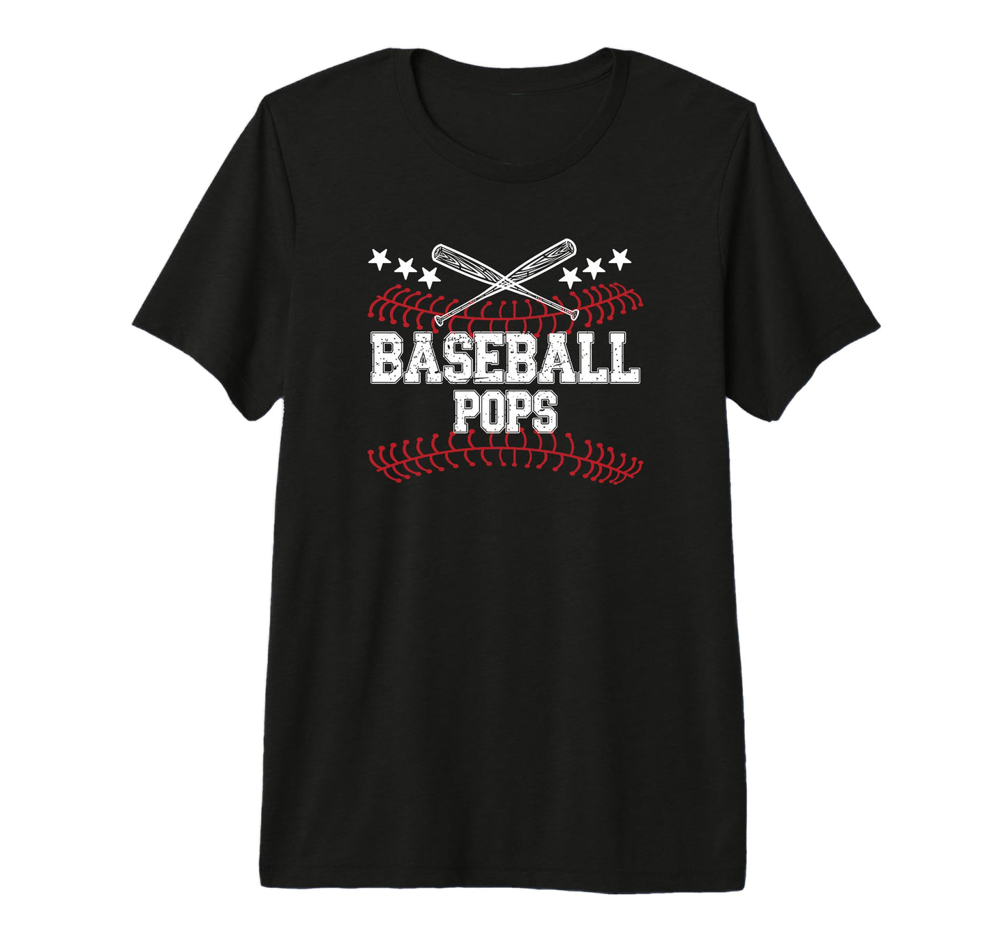 Mens Baseball Pops Grandpa Proud Pops T-Shirt - Trendy Graphic Unisex - T-Shirt, Sweatshirt, Hoodie