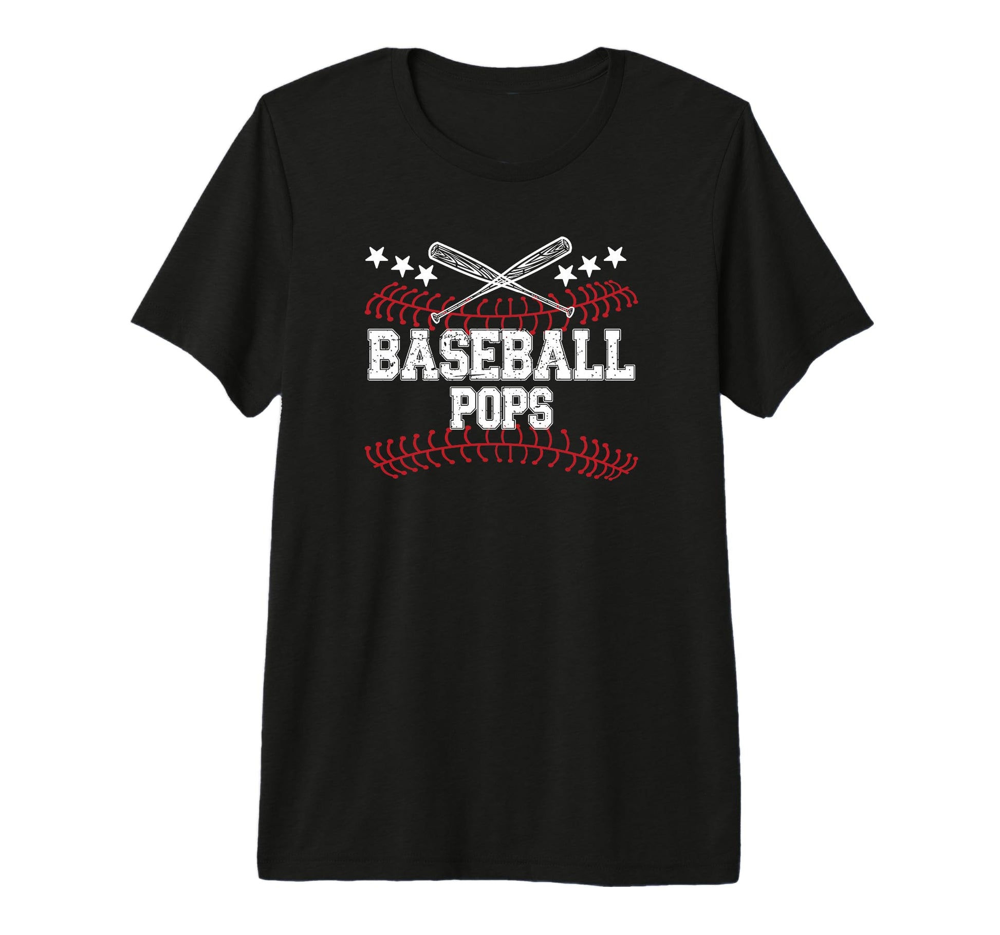 Mens Baseball Pops Grandpa Proud Pops T-Shirt - Trendy Graphic Unisex - T-Shirt, Sweatshirt, Hoodie