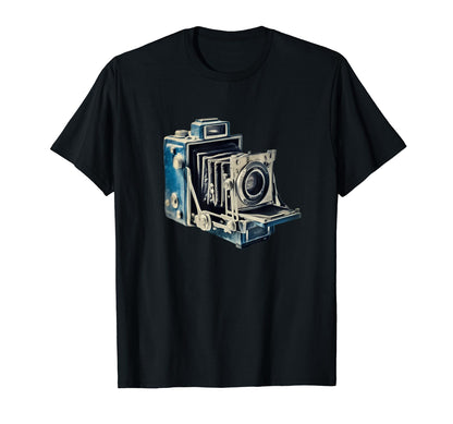 Old Camera Authentic Art Collection T-Shirt - Unique Graphic for Adults - T-Shirt, Sweatshirt, Hoodie