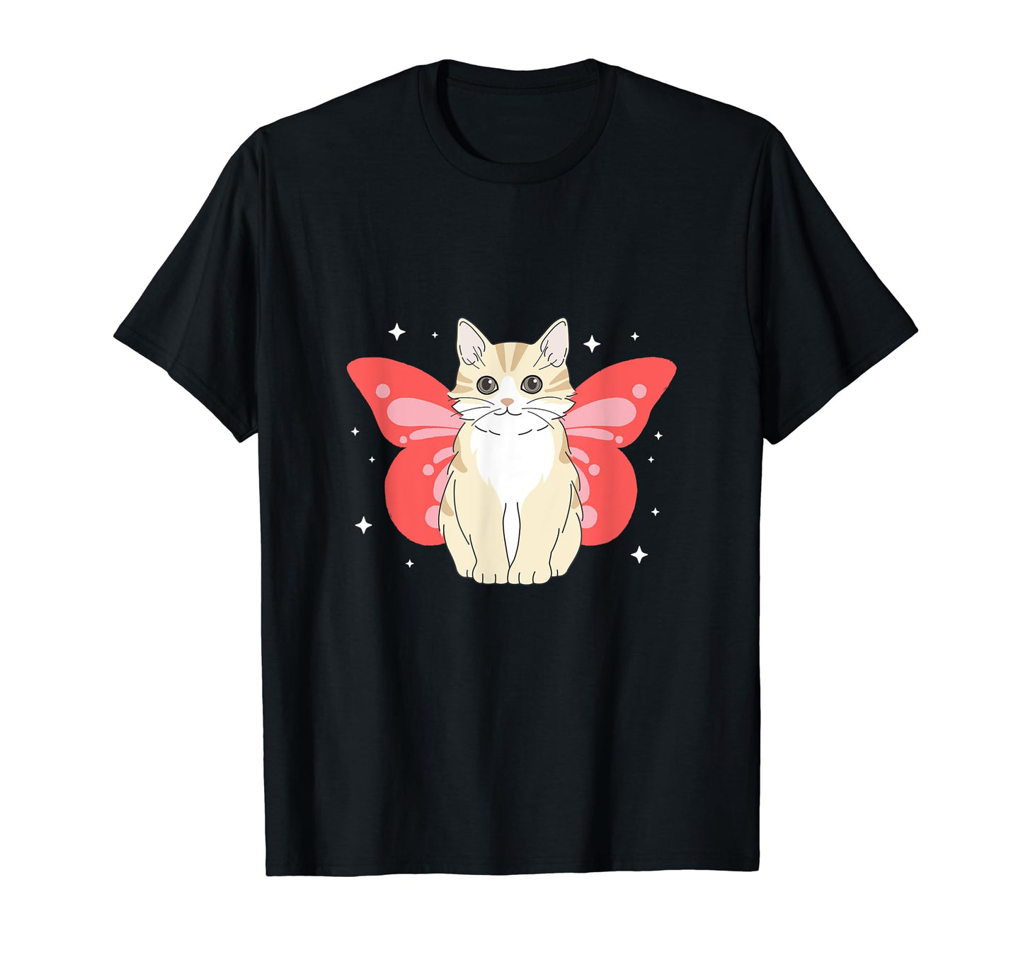 Cat Butterfly Kitten Kawaii Y2K T-Shirt - Fun Novelty Design Men Women - T-Shirt, Sweatshirt, Hoodie