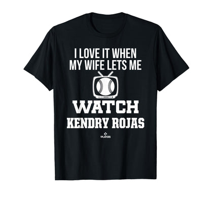 My Wife Lets Me Watch Kendry Rojas T-Shirt - Custom Art Print for Adults - T-Shirt, Sweatshirt, Hoodie
