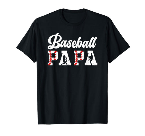 Baseball Papa Grandpa Papa Baseball T-Shirt - Novelty Apparel for Adults - T-Shirt, Sweatshirt, Hoodie