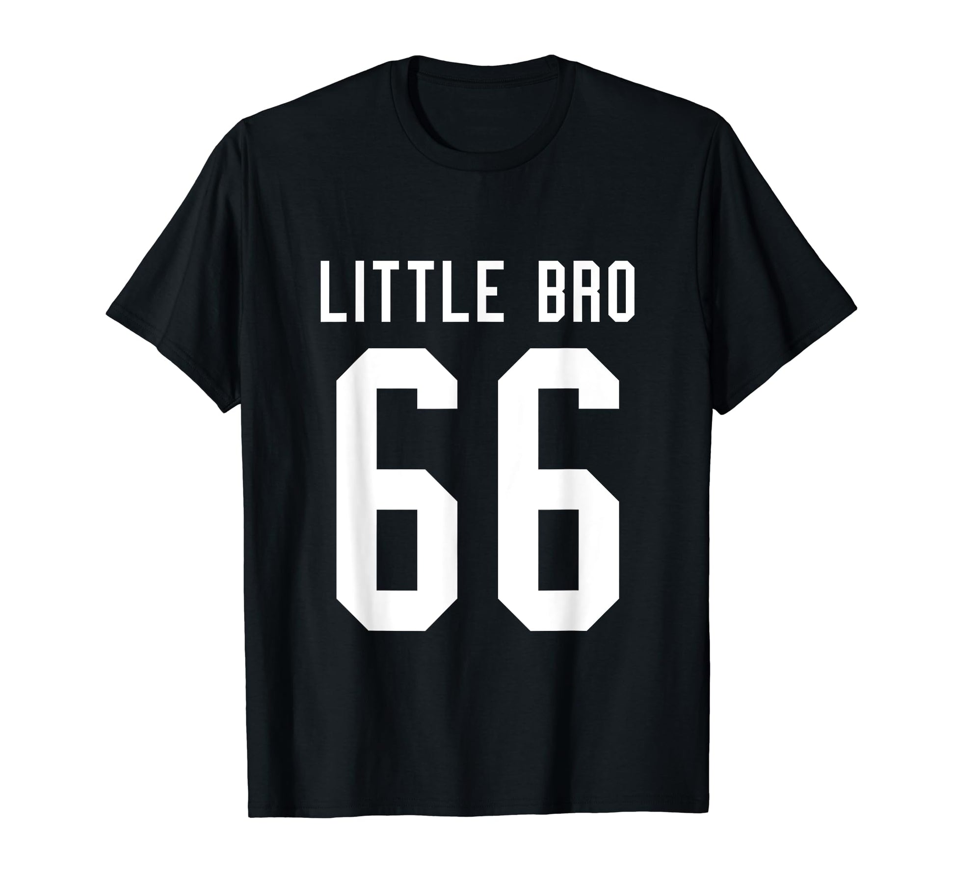 Number 66 Little Bro Biggest Fan T-Shirt - Aesthetic Graphic Men Women - T-Shirt, Sweatshirt, Hoodie
