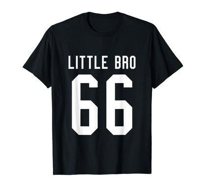 Number 66 Little Bro Biggest Fan T-Shirt - Aesthetic Graphic Men Women - T-Shirt, Sweatshirt, Hoodie