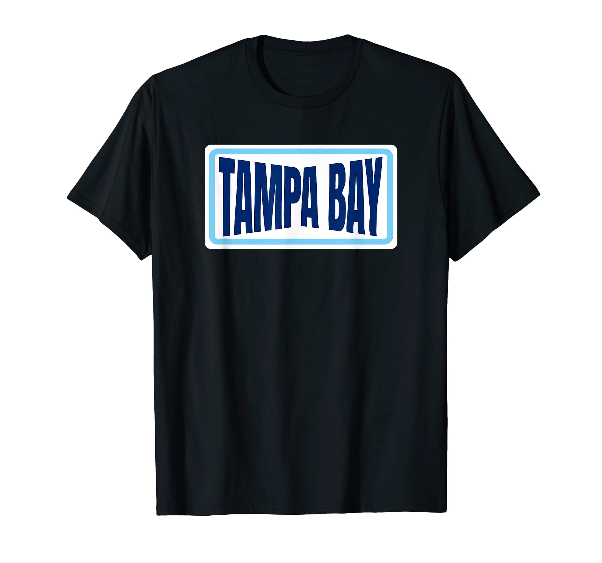 Fun Tampa Blue Powder Blue Striped T-Shirt - Casual Everyday Wear Unisex - T-Shirt, Sweatshirt, Hoodie