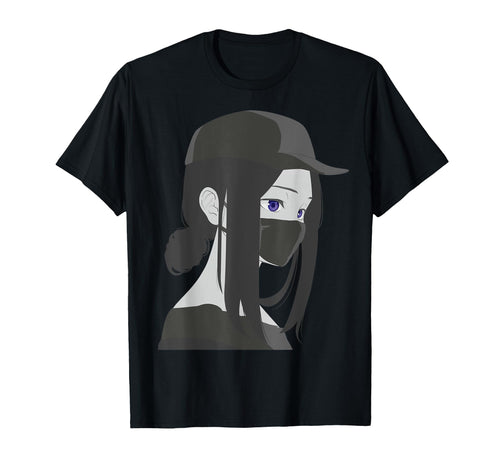 Dark Anime Beauty Mask Japanese T-Shirt - Graphic Print Men Women - T-Shirt, Sweatshirt, Hoodie