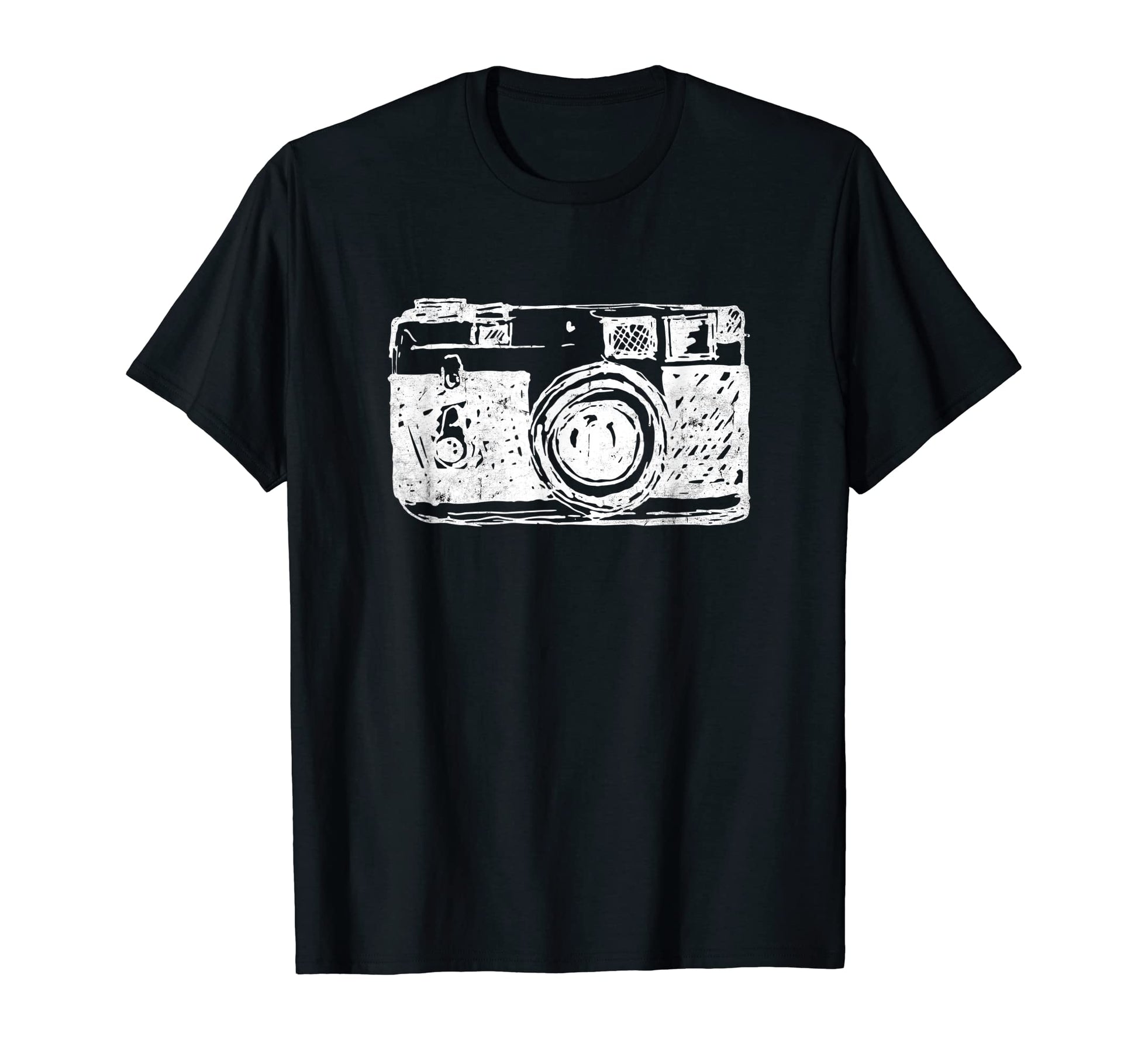 Kawaii Camera Funny Photographer T-Shirt - Minimalist Print Unisex - T-Shirt, Sweatshirt, Hoodie