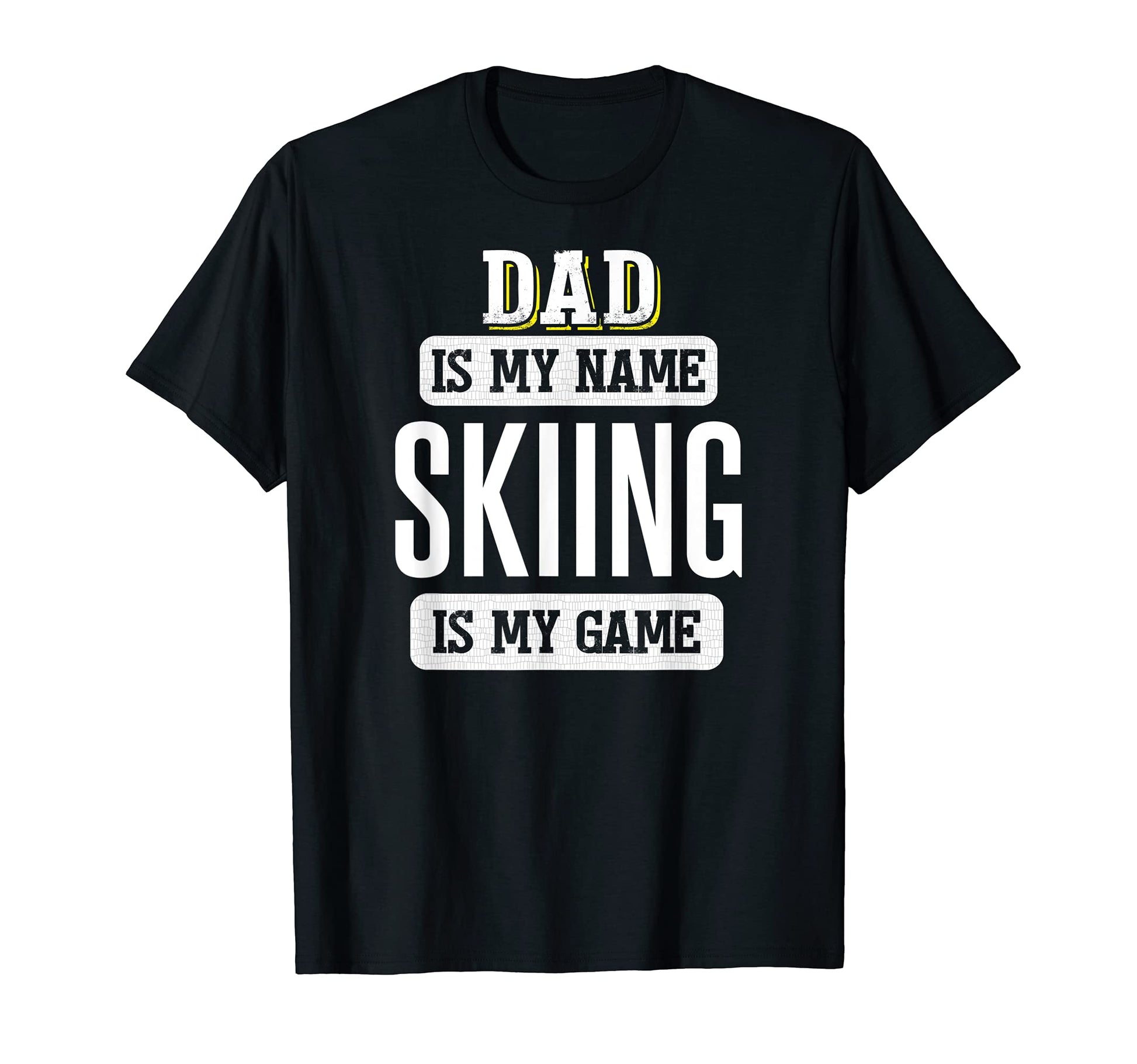 Funny Skiing Gift Dad Fathers Day T-Shirt - Trendy Graphic for Adults - T-Shirt, Sweatshirt, Hoodie