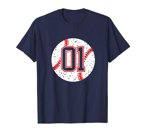 Baseball Number 01 Mom Show Support T-Shirt - Fun Novelty Design Men Women - T-Shirt, Sweatshirt, Hoodie