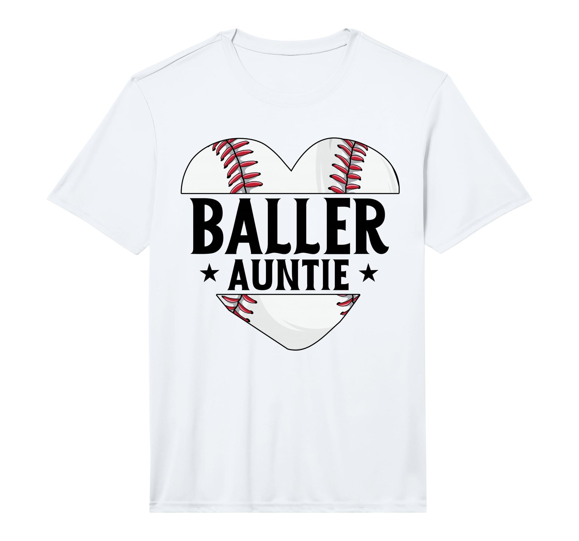 Baseball Aunt Gift Baller Auntie T-Shirt - Fun Novelty Design Men Women - T-Shirt, Sweatshirt, Hoodie
