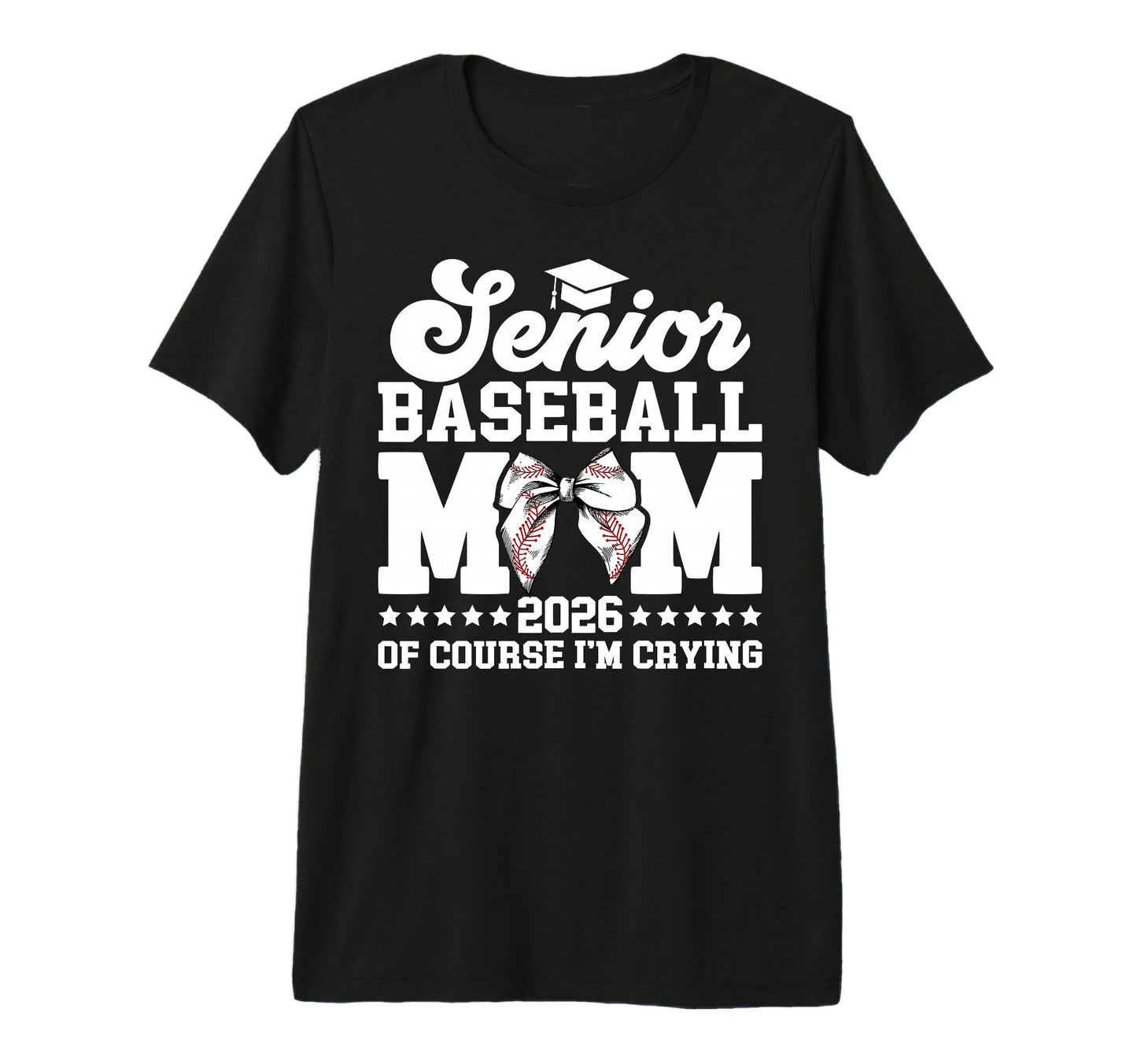 Proud Baseball Senior Mom 2026 Baseball T-Shirt - Unique Graphic Men Women - T-Shirt, Sweatshirt, Hoodie