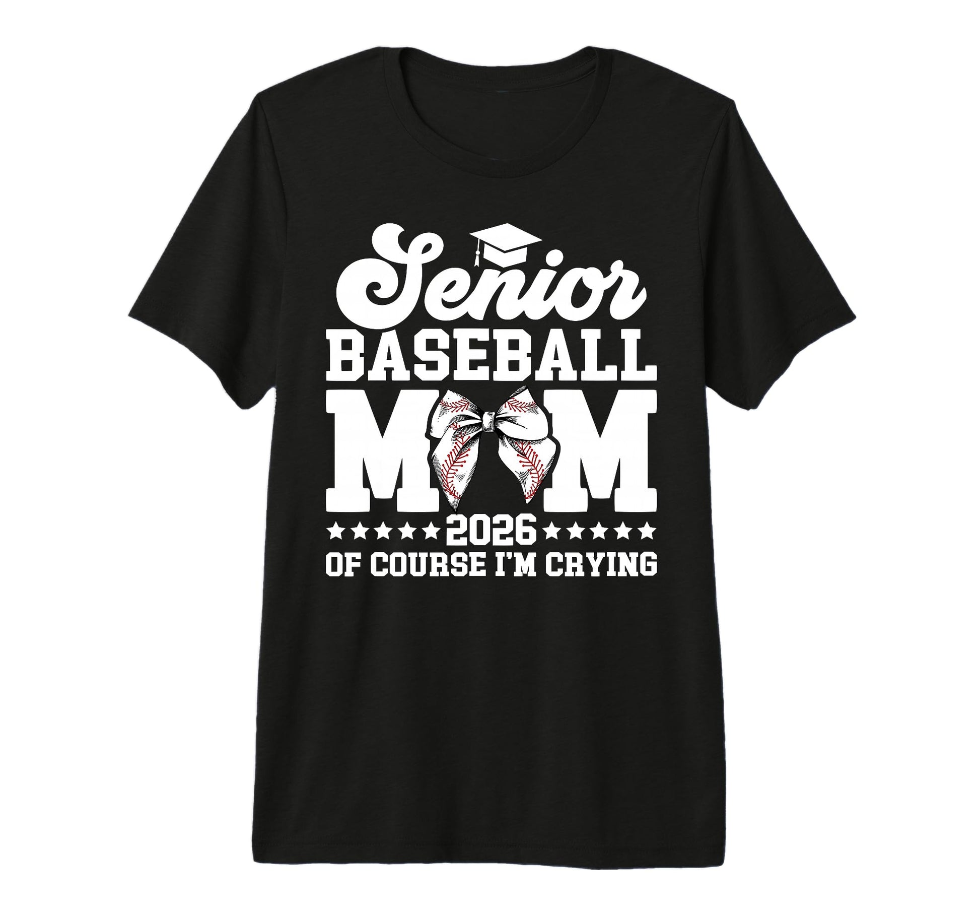 Proud Baseball Senior Mom 2026 Baseball T-Shirt - Unique Graphic Men Women - T-Shirt, Sweatshirt, Hoodie