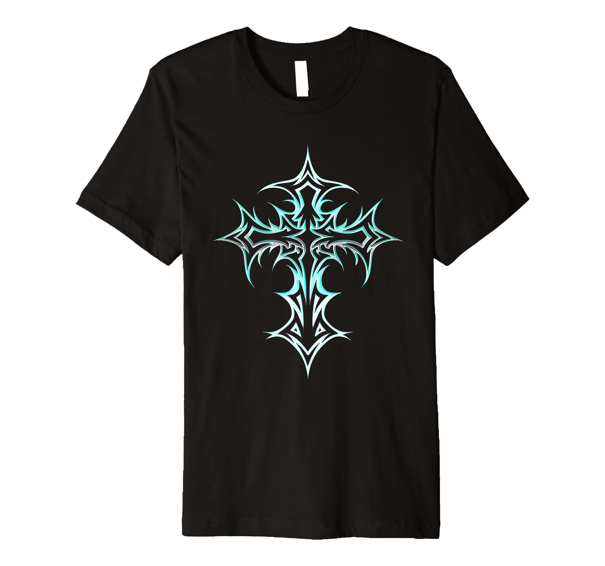 Gothic Cross Y2K Alt Aesthetic T-Shirt - Casual Everyday Wear Unisex - T-Shirt, Sweatshirt, Hoodie
