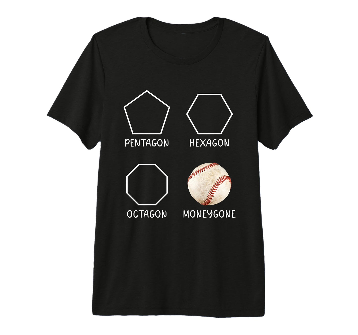 Funny Baseball Mom Dad Money Gone T-Shirt - Aesthetic Graphic for Adults - T-Shirt, Sweatshirt, Hoodie