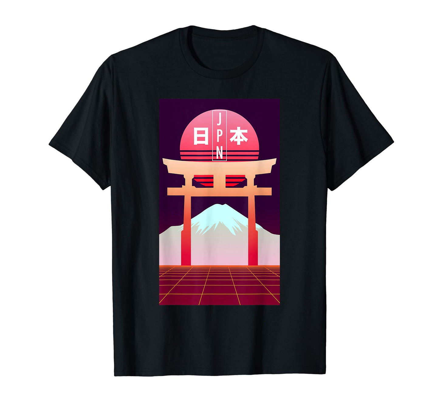 Mt Fuji Japan Art Japanese Otaku T-Shirt - Trendy Graphic for Adults - T-Shirt, Sweatshirt, Hoodie