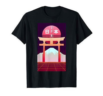 Mt Fuji Japan Art Japanese Otaku T-Shirt - Trendy Graphic for Adults - T-Shirt, Sweatshirt, Hoodie