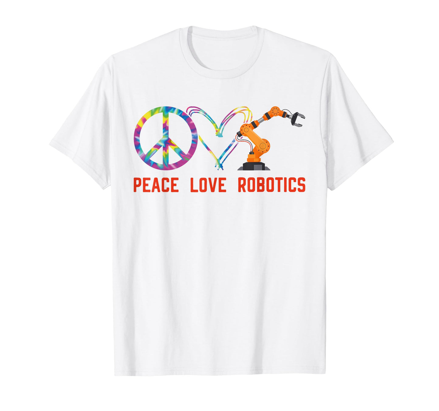 Robot Robotics Engineer Tie Dye Female T-Shirt - Graphic Print Men Women - T-Shirt, Sweatshirt, Hoodie