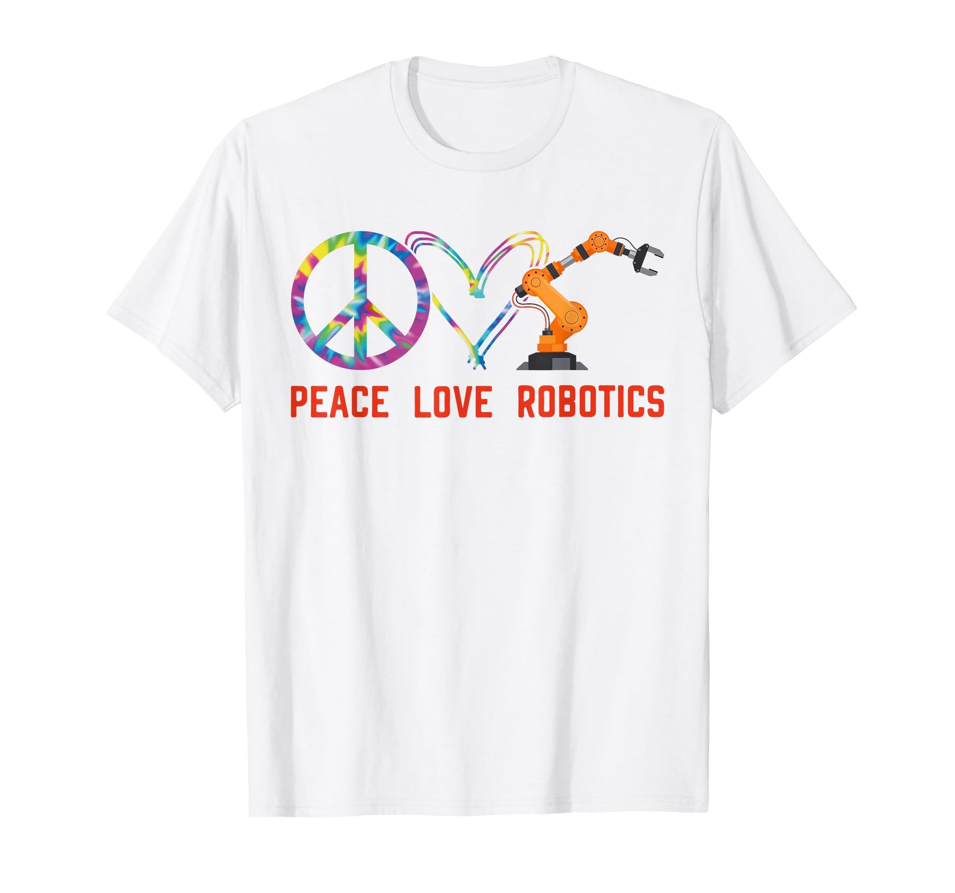 Robot Robotics Engineer Tie Dye Female T-Shirt - Graphic Print Men Women - T-Shirt, Sweatshirt, Hoodie
