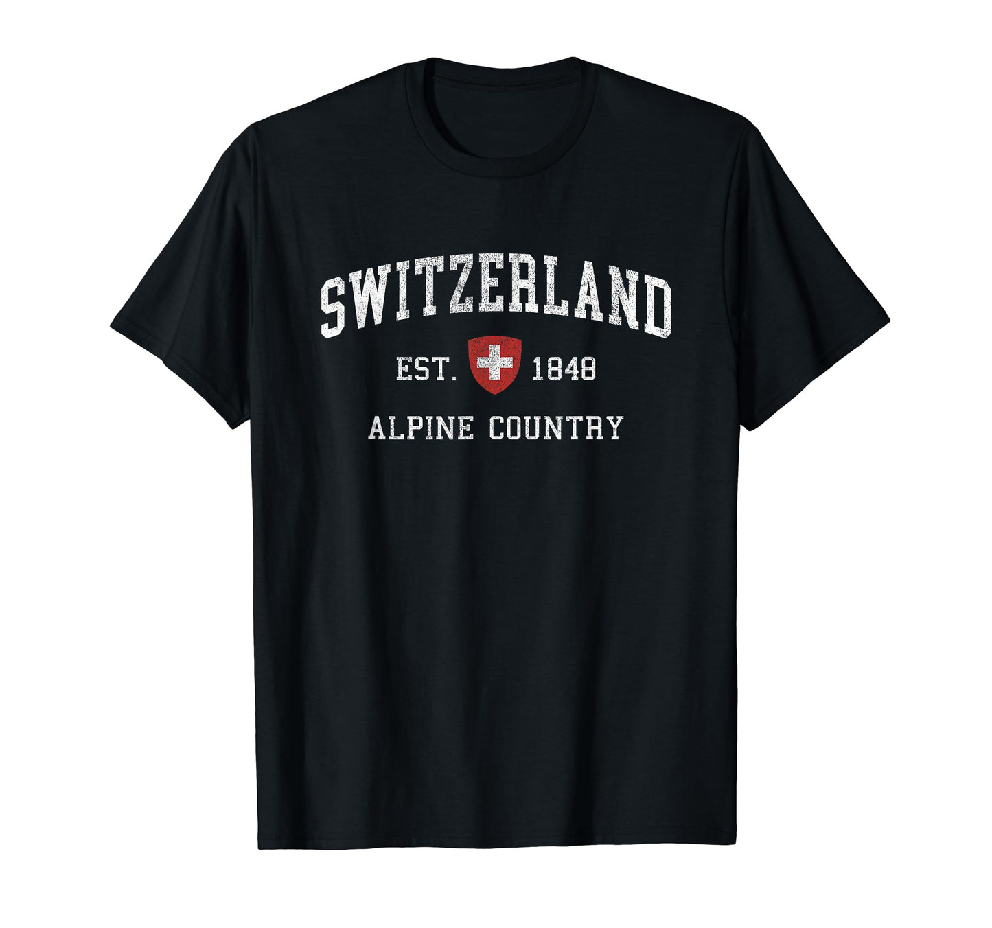 Varsity Switzerland T-Shirt - Unique Graphic for Adults - T-Shirt, Sweatshirt, Hoodie
